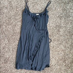 Hollister Grey Wrap Dress